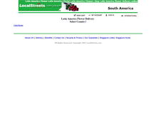 Tablet Screenshot of latin-america.localstreets.com