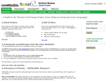 Tablet Screenshot of florist.localstreets.com